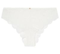 Women'secret Alta femenine Lace Braguita Culotte Encaje, Blanco Hueso, L Women's