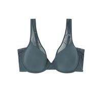 women'secret Beautiful Sujetador Tul Oscuro Bra, Azul Cielo, 85D para Mujer