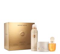 Women'Secret Beauty Confidences Goddess Elixir Estuche Regalo de Mujer Pack de 3 Piezas Crema Corporal 250ml, Gel de Ducha en Espuma 200ml y Aceite Corporal, Capilar y Facial 100ml