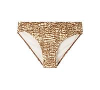 women'secret Braga Bikini Cobertura Media-Alta Brief, Estampado Marrón, M para Mujer