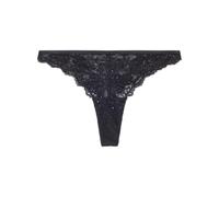 Women'secret Braga Brasileña Sequins Lace Collection Brief, Black, S para Mujer