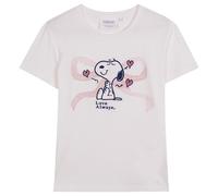 Women'secret Capri Pyjama MULTILICENSE Lucky Love Snoopy Pijamas, Blanco, XL para Mujer