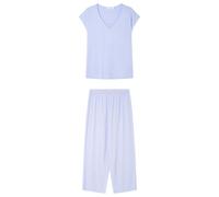 Women'secret Capri Pyjama Soft Touch Pijamas, Verde, M para Mujer