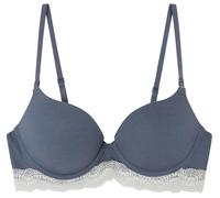 Women'secret Cotton Collection 1 Gorgeous Sujetador Push up algodón Azul Claro, 90B Women's
