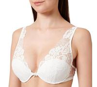 Women'secret Intuitive Sujetador Halter Encaje, Yellow/Off-White, 90B para Mujer