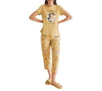 women'secret Pijama 100% algodón Disney Jasmine Pyjama, Verde Menta, S para Mujer
