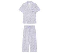 women'secret Pijama Camisero 100% algodón Lila Snoopy Pyjama, Estampado Morado, S para Mujer
