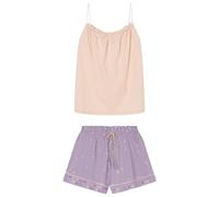 women'secret Pijama Corto Daily Marrakech, Juego de Pijama Mujer, Apricot Ice, L