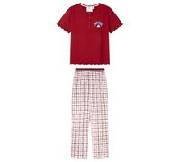 Women'secret Pijama de Manga Corta y pantalón Largo Colección Multilicense Campus