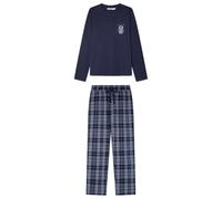 Women'secret Pijama de Manga Pantalón Largo Colección Men's Autumn, Medium Grey, XL para Mujer