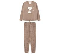 Women'secret Pijama de Manga Pantalón Largo Colección Multilicense Urban, Gold Brown, XXL para Mujer