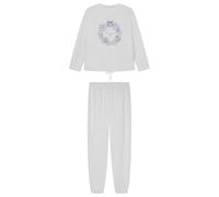 Women'secret Pijama Largo Ice Generics PJ Collection Pyjama, White, XL para Mujer