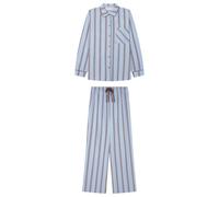 Women'secret Pijama Largo Mix and Match Sunday Brunch Pyjamas, Estampado Azul, S Women's