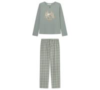 Women'Secret Pijama Largo Teddy Checks