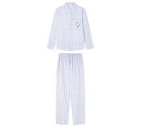 Women'secret Pijama Masculino de Manga Larga Colección Multilicense Campus, Blue Print, XXL para Mujer
