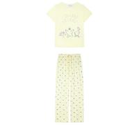 Women'secret Pijama Viscosa Soft Touch Amarillo Barrio Sésamo