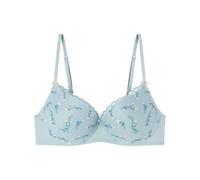 Women'secret Push Up Spring Broderie Sujetador, Azul, 80C para Mujer