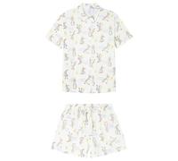 Women'secret Short Pyjama MULTILICENSE Nostalgia Petter Rabbit Pijamas, Blanco, XS para Mujer