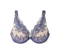 Women'secret Sujetador Push UP Halter, Impreso en Azul, C para Mujer