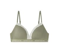 Women'secret Sujetador Triangular Charming Algodón Bra, Kaki, 95B para Mujer