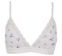 Women'secret Sujetador Triangular Natural Microfibra y Encaje