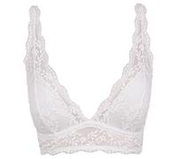 Women'secret Triangular Halter Spring Broderie Sujetador, Blanco, 95B para Mujer