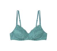 Women'secret Triangular Padded Spring Broderie Sujetador, Verde, 85B para Mujer