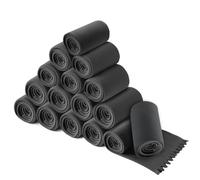 wometo Juego de 16 mantas de forro polar Wave de 120 x 160 cm - Oeko-TEX, aprox. 300 g, manta de forro polar suave con borde ondulado, antibolitas, color gris oscuro