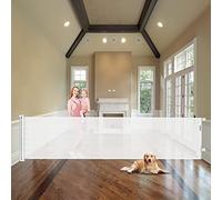 WOMHOM Puertas retráctiles Extra Anchas de 100 Pulgadas, Puerta Extra Ancha para bebés para Apertura Grande, Puertas Extra largas para Perros para la casa, Puertas Extra Grandes para Mascotas para