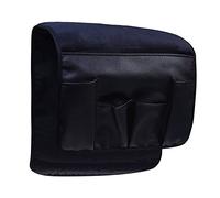 Wommty Sofá Sofá Silla Apoyabrazos Organizador Poseedor para Control Remoto, Teléfono Celular, Libro, Revistas, Lápiz, Negro