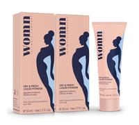 womn DRY & FRESH LIQUID POWDER paquete doble - polvo corporal líquido sin talco contra la humedad, rozaduras y olores desagradables, (2 x 50 ml)