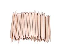 Won ' for T Break Easi Removedor de cutículas, removedor de cutículas de madera para manicura, pedicura en casa o salón de belleza, 100 × palillos naranjas para uñas