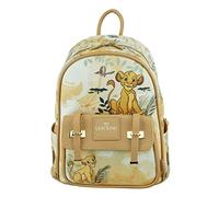 Wondapop Disney The Lion King Simba and Nala - Mini mochila de piel vegana de 11 pulgadas