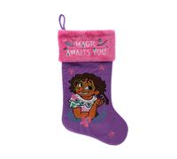 Wondapop Encanto Mirabel 20 Applique Christmas Stocking Gift Holder for Stocking Stuffers Indoor Home Decor and Holiday Deco