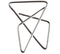 WONDAY - Caja de 100 clips gigantes de acero niquelado, 30 x 40 mm