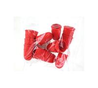 WONDAY - Juego de 12 dedos de goma herisson n.º 0 diámetro 15 mm, color rojo