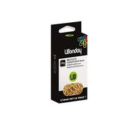 WONDAY - Pulseras de goma elástica, 150 x 1,8 mm, funda de 100 g