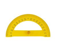 WONDAY - Transportador semicircular de madera lacada para mesa escolar magnética de 180 grados