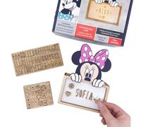 WONDEE Disney Lámpara Minnie Mouse Personalizada Niña y Bebé con Nombre y Dibujos - Luz Nocturna Quitamiedos de Minnie, Regalos Niña y Bebé, Regalos Bautizos y Recién nacidos Personalizados Originales