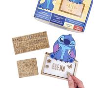 WONDEE Disney Lámpara Stitch Niña Personalizada en Casa con Kit de Letras y Dibujos - Luz Nocturna Infantil Quitamiedos y Decoración de Stich, Cosas/Regalos Stitch Infantiles y Bebé Personalizados