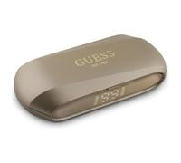 CG Mobile Guess Auriculares Bluetooth TWS + Elongated Metálico Logo Impreso Oro