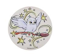 WONDEE Hedwig Harry Potter Alfombrilla Ratón Redonda de la Lechuza de Harry Potter Hedwig, Alfombrilla Ratón Infantil Antideslizante y Lavable, Harry Potter Regalos Originales Disney