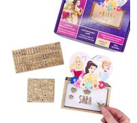 WONDEE Lámpara Princesas Disney Personalizada Niña con Nombre y Dibujos - Luz Nocturna Infantil Quitamiedos de las Princesas Bella Durmiente, Bella y Cenicienta, Cosas/Regalos Disney Niña y Bebé