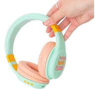 WONDEE Mr Wonderful Regalos [Oportunidad] Auriculares/Cascos Inalámbricos Bluetooth Diadema, Calidad de Sonido con Diseño Exclusivo y Alegre - Cascos con Cancelación de Ruido, Auriculares Diadema Gym