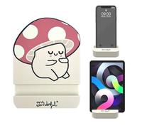 WONDEE Mr Wonderful Soporte Móvil/Tablets/iPad de Mesa y Cama con Forma de Seta - Mr Wonderful Idea de Regalo Original y Funcional para Niñas y Mujeres, Soporte Stand Escritorio y Cama