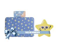 WONDEE Pack Mr Wonderful Regalos Originales, Funda Portátil hasta 16" + Alfombrilla Ratón a Juego de Estrella - Regalos Originales para Mujer, Adolescentes, niños y niñas