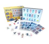 WONDEE Stitch Regalos, Mensajes Mágicos, Letrero y Lámpara Personalizable con Letras y Dibujos, Control Remoto y 16 Colores - Decoración Stich, Disney Cosas Regalos Stitch Niña Originales (Colgable)