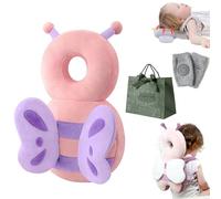 Wonder Baby Head Protector, Baby Head Protector Backpack, Head Protection Backpack, Safety Pad Backpack for 5-24 Months Baby Learning Walking Crawling (Butterfly)