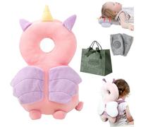 Wonder Baby Head Protector, Baby Head Protector Backpack, Head Protection Backpack, Safety Pad Backpack for 5-24 Months Baby Learning Walking Crawling (Unicorn)