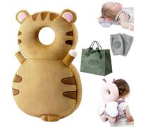 Wonder Baby Head Protector, Baby Head Protector Backpack, Head Protection Backpack, Safety Pad Backpack for 5-24 Months Baby Learning Walking Crawling (Tiger-A)